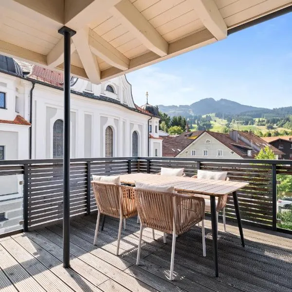 Nesselwang Chalets Nr 1 - Zentral und nah am Lift，位于内森尔旺的酒店