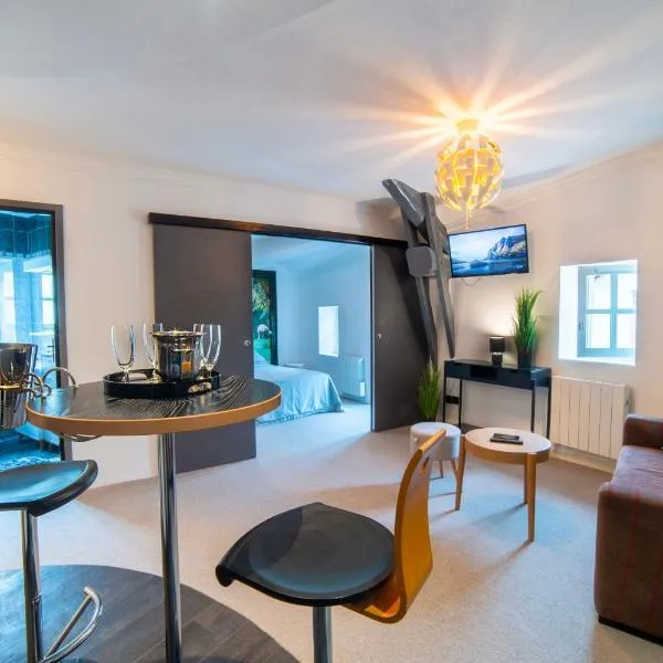 Appart'hôtel Premium Le Roitelet - Parking privé & Check-in Autonome，位于Tullins的酒店