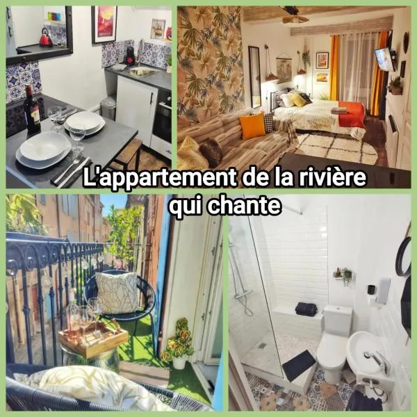 L'appartement de la rivière qui chante，位于尼翁的酒店