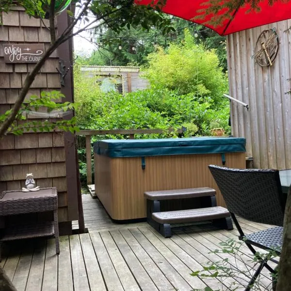 Forest Sweet Retreat Hot Tub & Wood Fired Sauna，位于尤克卢利特的酒店