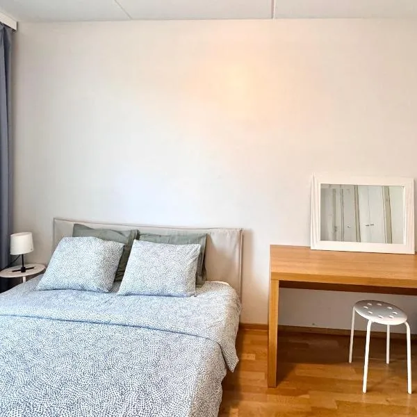 Warm and cozy one-bedroom & Sauna，位于万塔的酒店