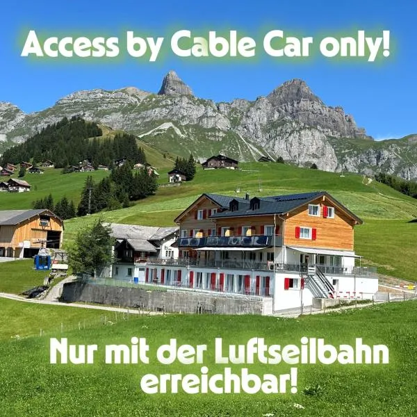 Alphotel Biel-Kinzig - Access by Cable Car only!，位于Bürglen的酒店