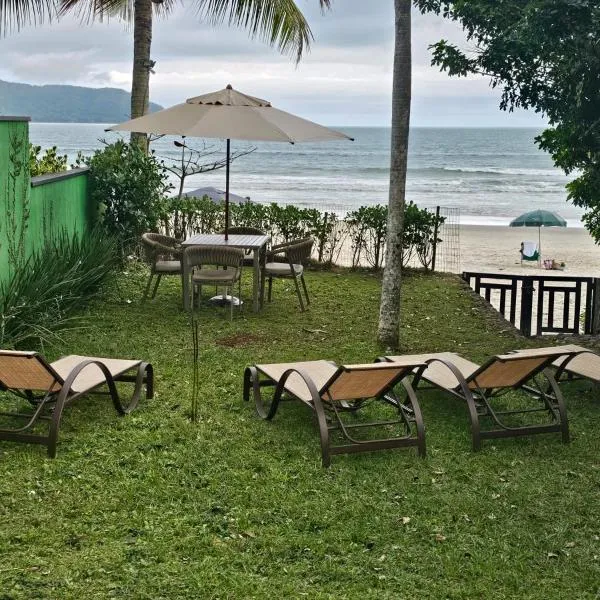 Casa pé na areia na Praia de Juquehy，位于圣塞巴斯蒂安的酒店