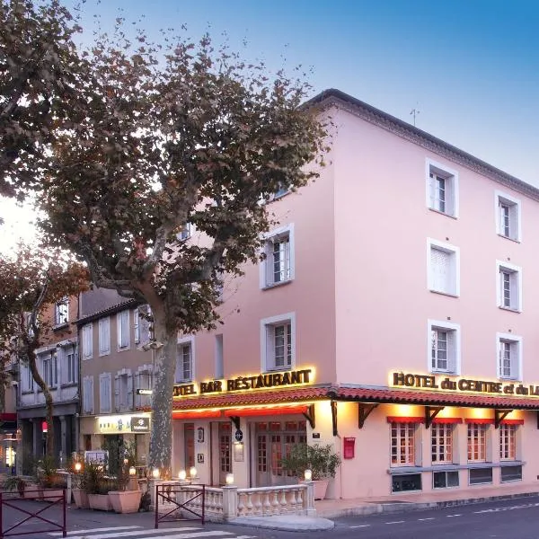 Hotel Restaurant du Centre et du Lauragais，位于Saint-Papoul的酒店