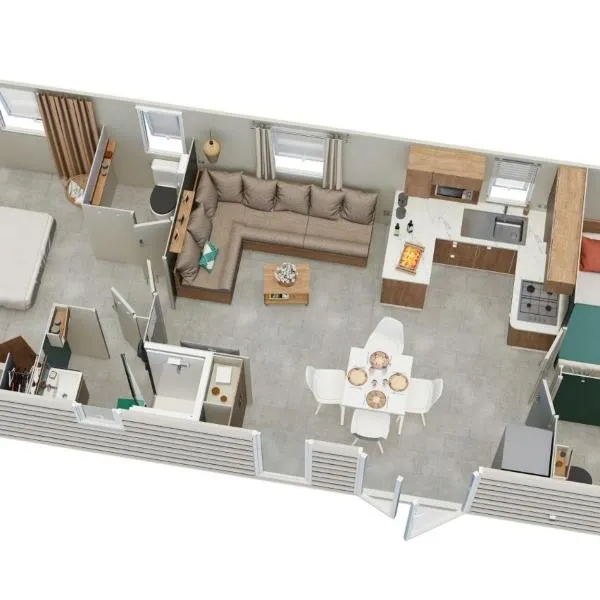 mobil home Piriac 2 chambres 4 à 6 pers，位于滨海皮里亚克的酒店