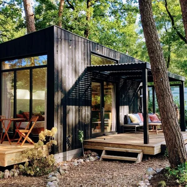 Cozy Tiny House in the forest with spacious private garden，位于泽伊德沃尔德的酒店