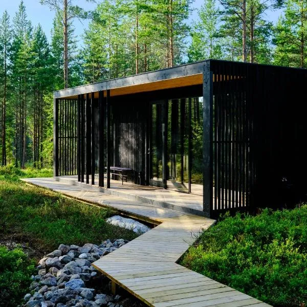 Coastal Forest Cabin in Sweden，位于瑟德港的酒店