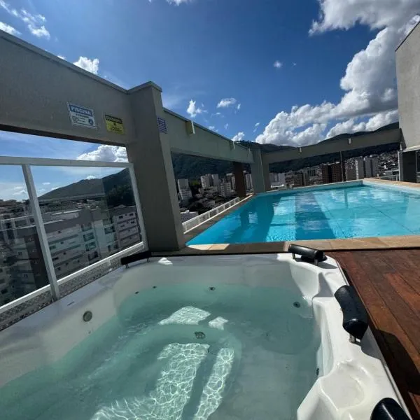 Apartamento alto padrão- Poços de Caldas，位于波苏斯-迪卡尔达斯的酒店