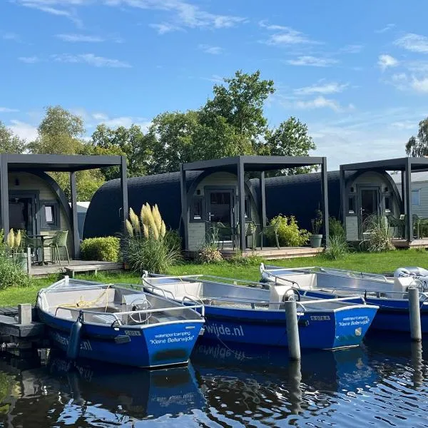 Camping Kleine Belterwijde, Pod, Tiny House aan het water，位于Belt-Schutsloot的酒店
