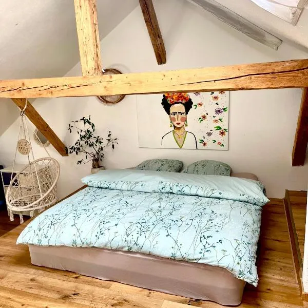 Barn Apartment in an Old Farmhouse near Vaduz，位于塞沃伦的酒店