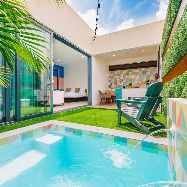 Privada Stays - Lofts with Private Pool and Oasis, near Eagle Beach，位于棕榈滩的酒店