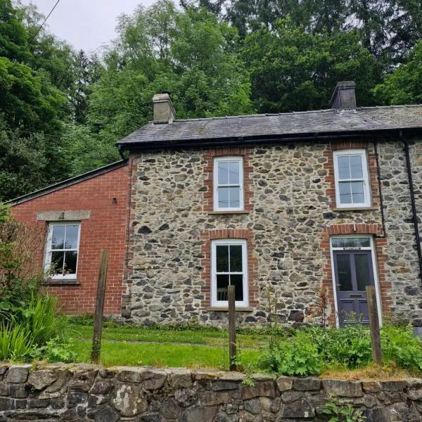 Rustic Welsh cottage，位于勒兰蒂德威尔斯的酒店