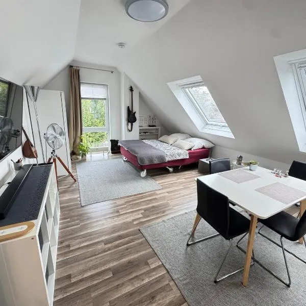 Gemütliche helle Dach-Wohnung in Frankfurt，位于美因河畔法兰克福的酒店