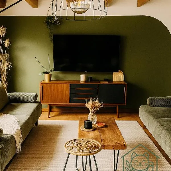 Maison Maneki Gîte Premium pour 10 personnes avec sauna，位于拉普特鲁瓦的酒店