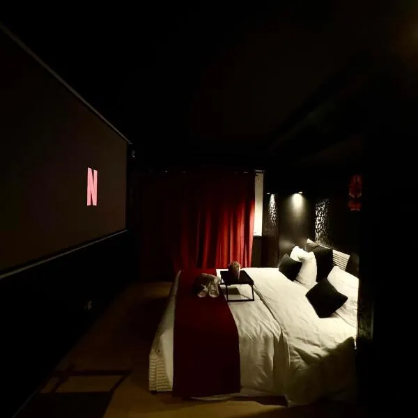 Appartement Thonon-les-Bains Cinéma privé & Écran géant proche Lac Léman，位于托农莱班的酒店