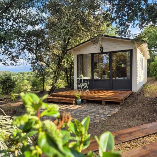 Suite privée indépendante en bois- Sud Ardèche，位于圣保罗－勒热讷的酒店