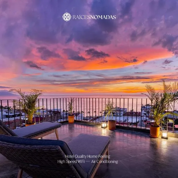Raices Nomadas Boutique Hotel Vallarta，位于巴亚尔塔港的酒店