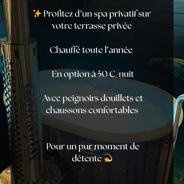 La Cabane SPA，位于Saint-Laurent-dʼAndenay的酒店