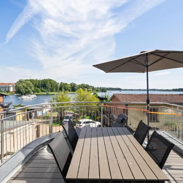 Ferienhaus Wasserblick in der Inselstadt Malchow，位于马尔肖的酒店