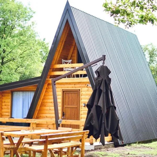 Wooden House Šapat sela，位于波德戈里察的酒店