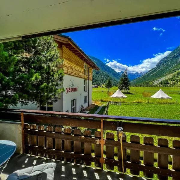 Panorama apartment for 4 near Zermatt，位于塔什的酒店