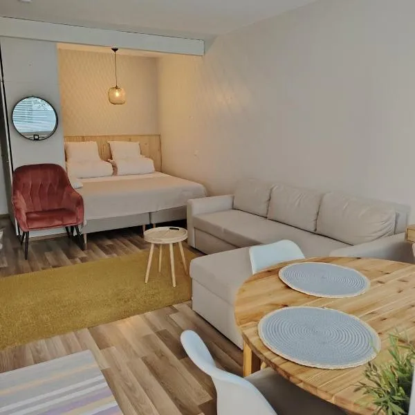 Rauhallinen majoitus parvekkeella，位于约恩苏的酒店