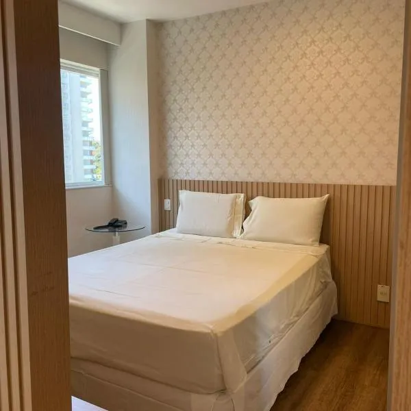 Praia do canto Apart Hotel - Apto 203 Varanda Lateral com Vista Mar，位于维多利亚的酒店