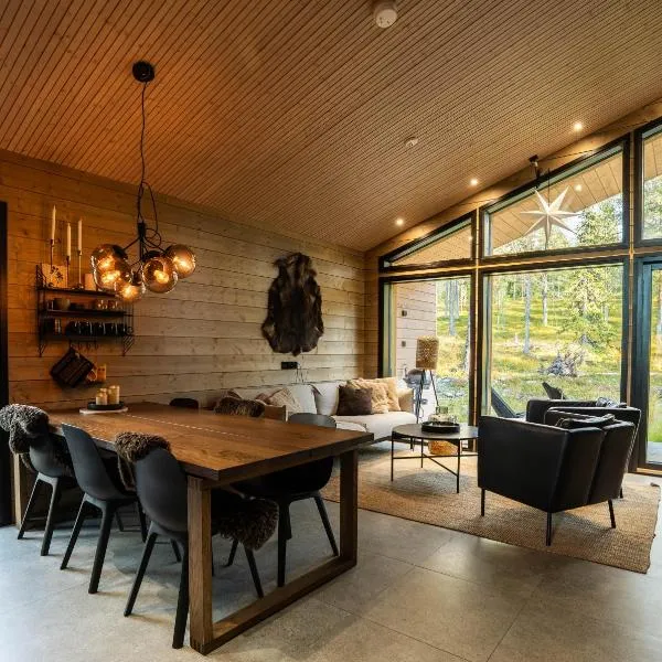 Villa Golden Hill Ylläs, Luxury holiday cabin in Lapland，位于阿卡斯洛姆波罗的酒店