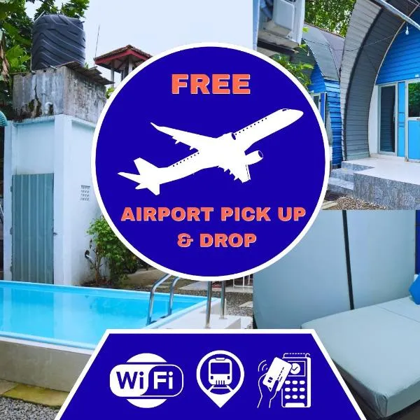 A4 Hostel Colombo INTL Airport Lounge - By A4 Transit Hub-Free Shuttle Pick Up & Drop 24HRS，位于卡图纳耶克的酒店