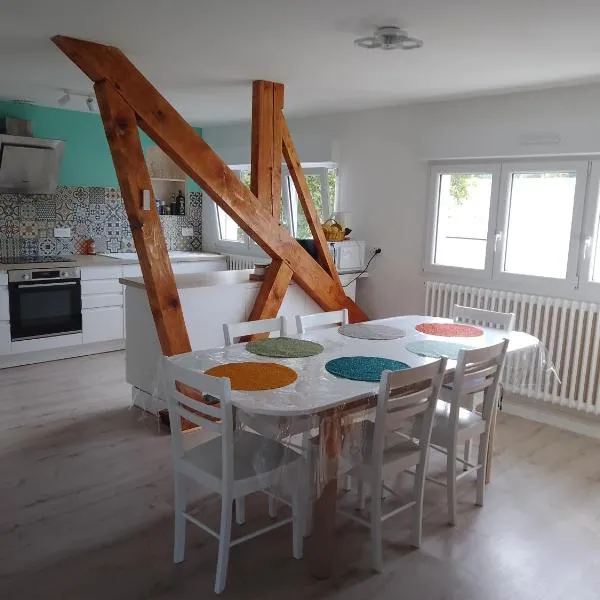 Appartement lumineux, idéal pour les familles，位于Quincey的酒店