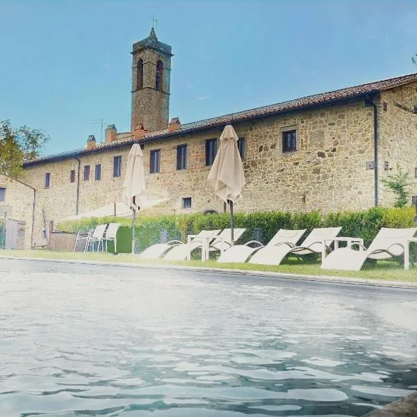 Convento San Bartolomeo - Piscina Esterna Riscaldata，位于阿巴迪亚圣萨尔瓦托雷的酒店