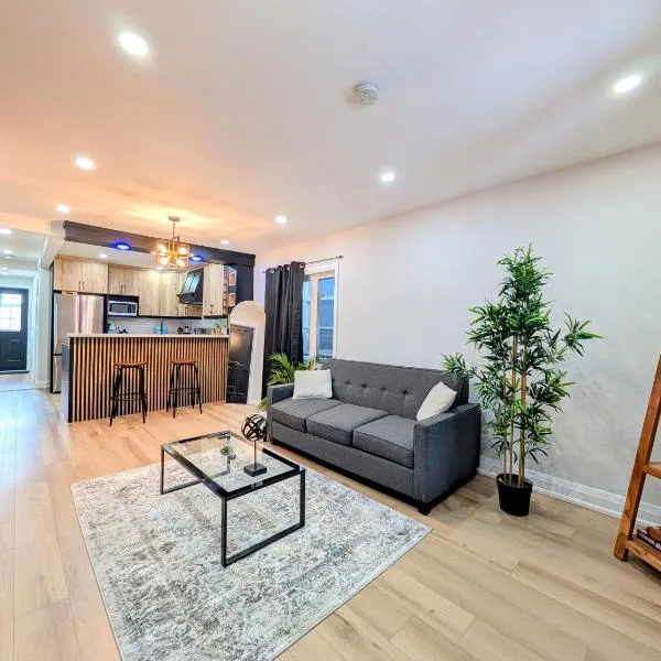 Hamilton Ontario 2 BR Wi-Fi Workspaces Near Ottawa，位于汉密尔顿的酒店