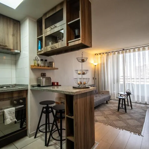 Cómodo departamento en el corazón de La Florida，位于圣地亚哥的酒店