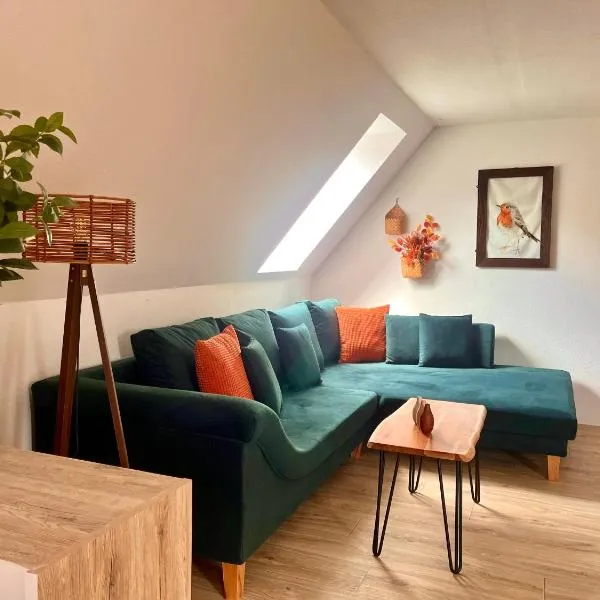 Moderne Ferienwohnung mit Balkon & WLAN - zentral，位于巴特温嫩贝格的酒店