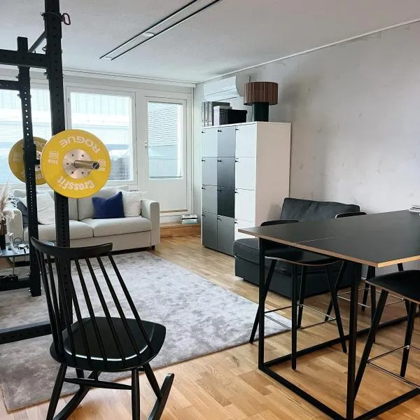 City center apartment with sauna & rooftop terrace，位于波里的酒店