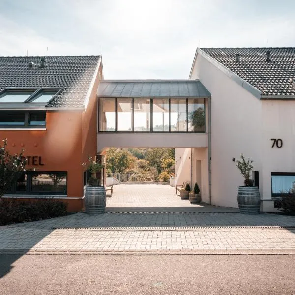 瓦塞韦恩酒店，位于莱茵河畔因格尔海姆的酒店