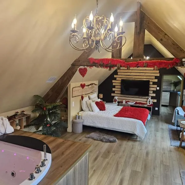 Appart Cosy avec SPA privatif proximité Lille, Le Chalet，位于La Bassée的酒店