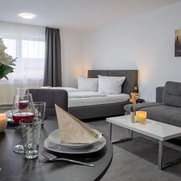 Holiday&Stay, Apartment Relax, Küche, 85Zoll TV, WLAN，位于韦因加尔滕的酒店