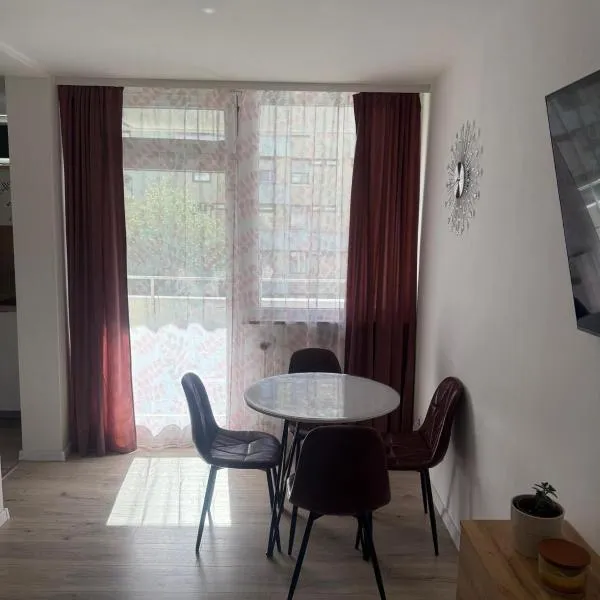 Apartment AS mit Balkon，位于奥格斯堡的酒店