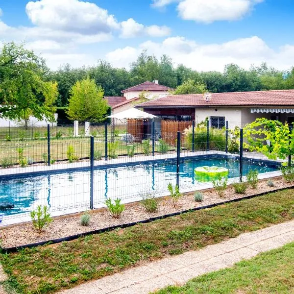 Bed and Breakfast La Villa D'Elejack，位于Têche的酒店