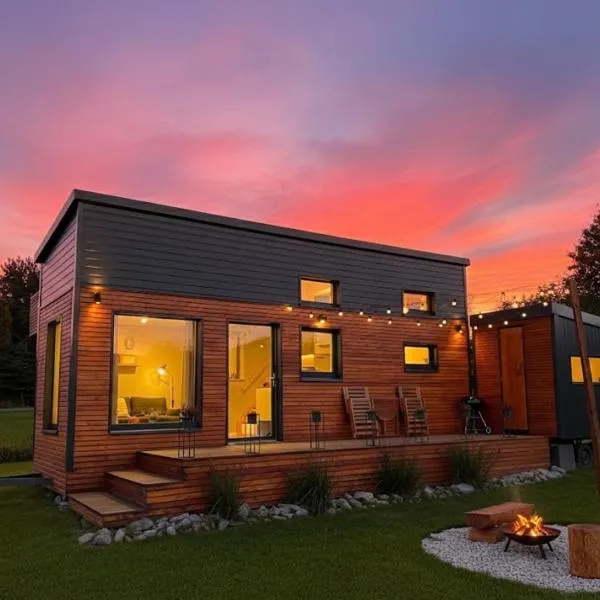 FamilyTinyHouse，位于Bystřice的酒店