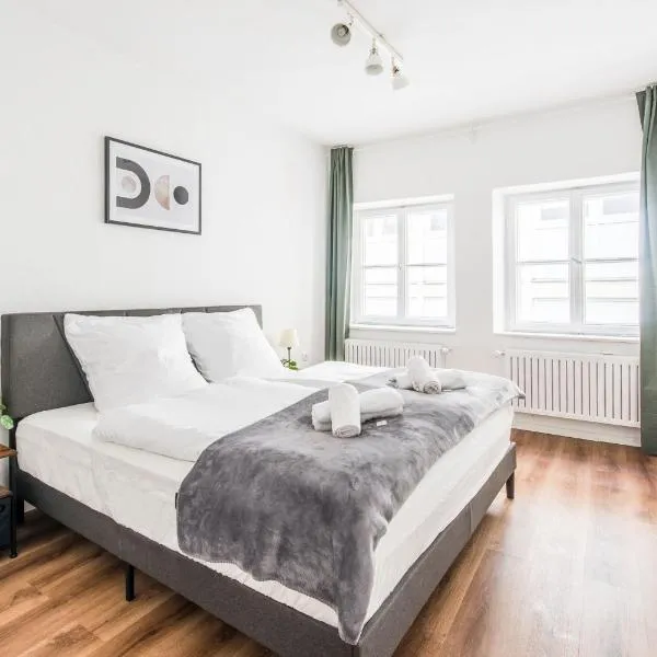 Zentral & modern I perfekt für City-Trip I Familien & Freunde & Business I Fußball-Tisch，位于奥格斯堡的酒店