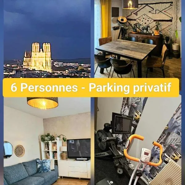 Reims Center Cathedral View，位于兰斯的酒店