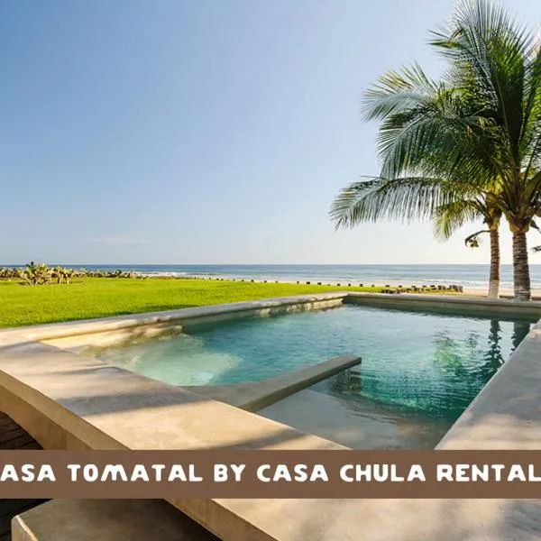 Casa del Angel Tomatal, a beachfront house，位于埃斯孔迪多港的酒店