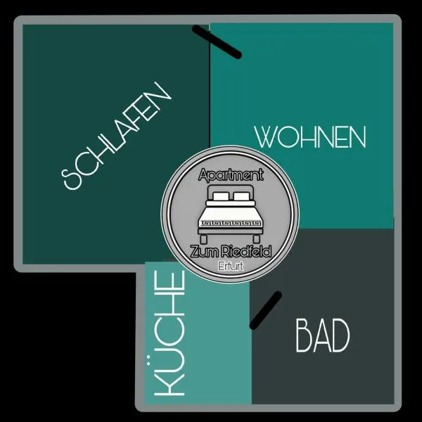 Apartment Zum Riedfeld，位于爱尔福特的酒店