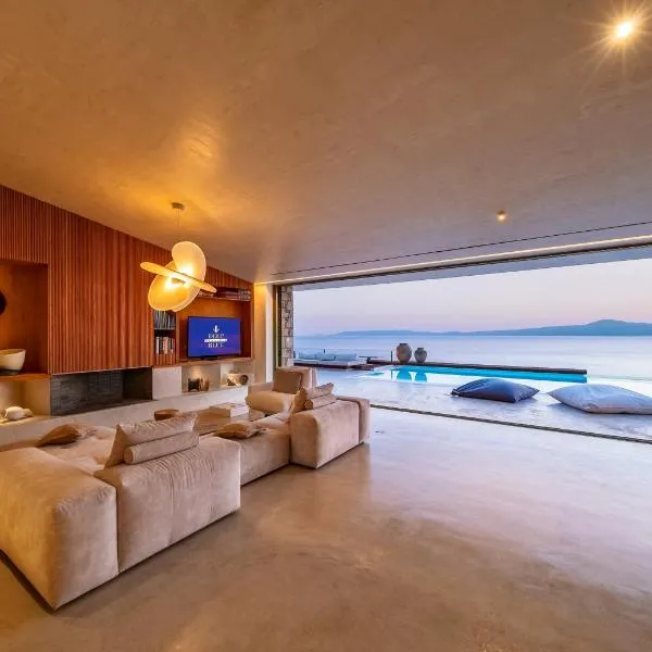 Villa Deep Blue in Messinia，位于维尔加卡拉马塔的酒店