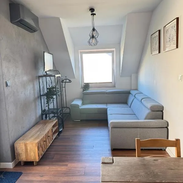 Uroczy apartament z dostępnym parkingiem i ogrodem，位于Szczytniki的酒店