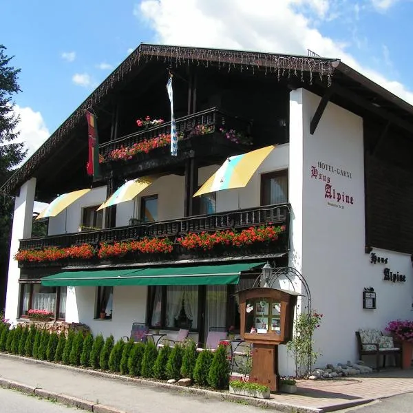 Hotel Garni Haus Alpine - Chiemgau Karte inkl，位于鲁波尔丁的酒店
