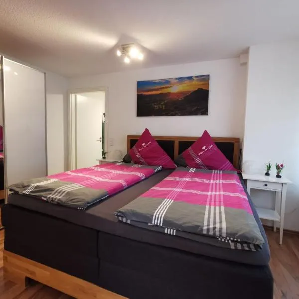 Ferienwohnung Hogh, 55qm, Terrasse，位于博伊伦的酒店