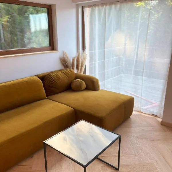 Apartament pod lasem 2 - przy szlaku na Turbacz, w pobliżu wyciągów narciarskich，位于新塔尔格的酒店